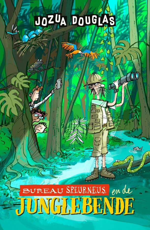 Bureau Speurneus en de junglebende – Jozua Douglas – boek cover