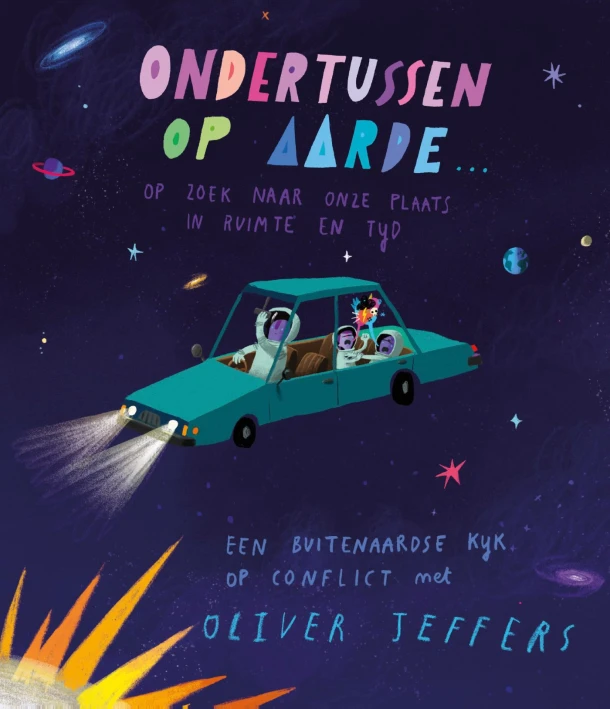 Ondertussen op aarde... – Oliver Jeffers – boek cover