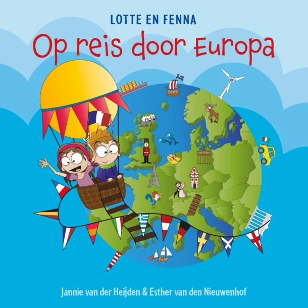 Op reis door Europa – Jannie van der Heijden – boek cover