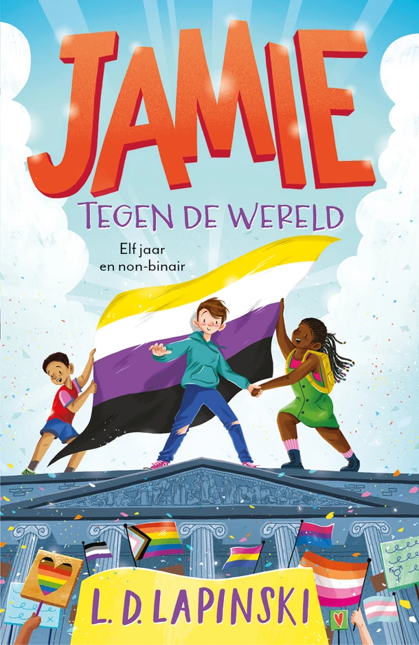 Jamie tegen de wereld – L.D. Lapinski – boek cover