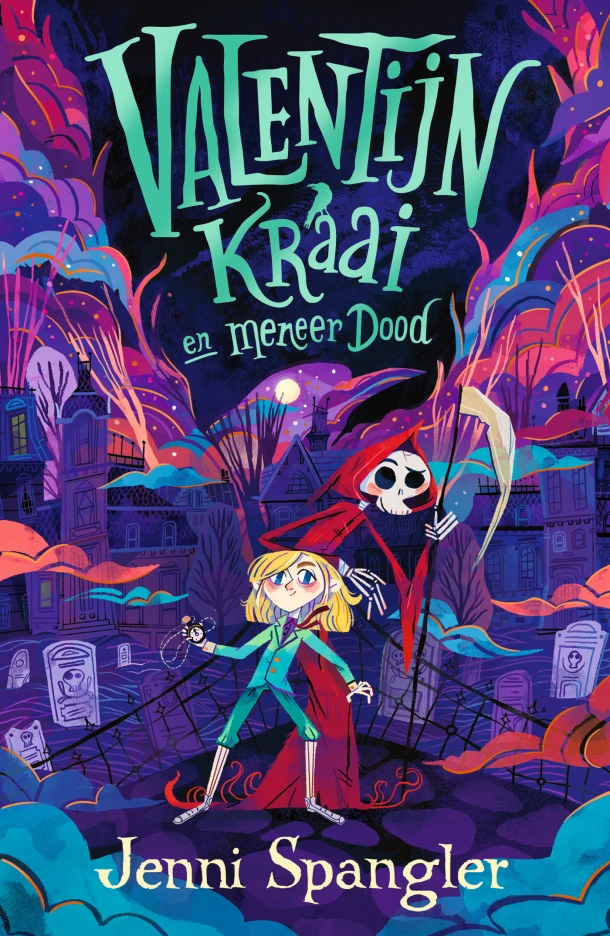 Valentijn Kraai en meneer Dood – Jenni Spangler – boek cover