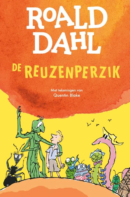De reuzenperzik – Roald Dahl – boek cover