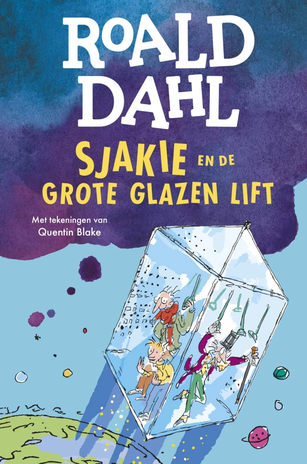 Sjakie en de grote glazen lift – Roald Dahl – boek cover