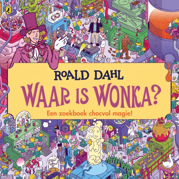 Waar is Wonka? – Roald Dahl – boek cover