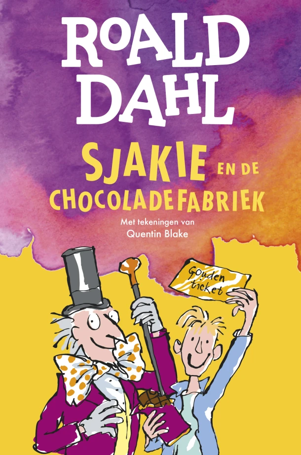 Sjakie en de chocoladefabriek – Roald Dahl – boek cover