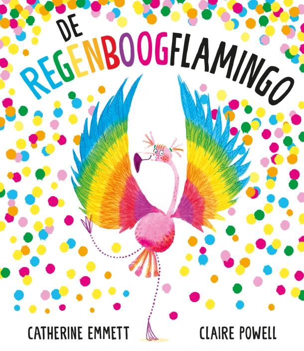De regenboogflamingo – Catherine Emmett – boek cover
