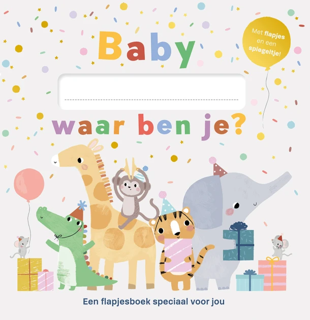 Baby, waar ben je? – Paper & Cloth – boek cover
