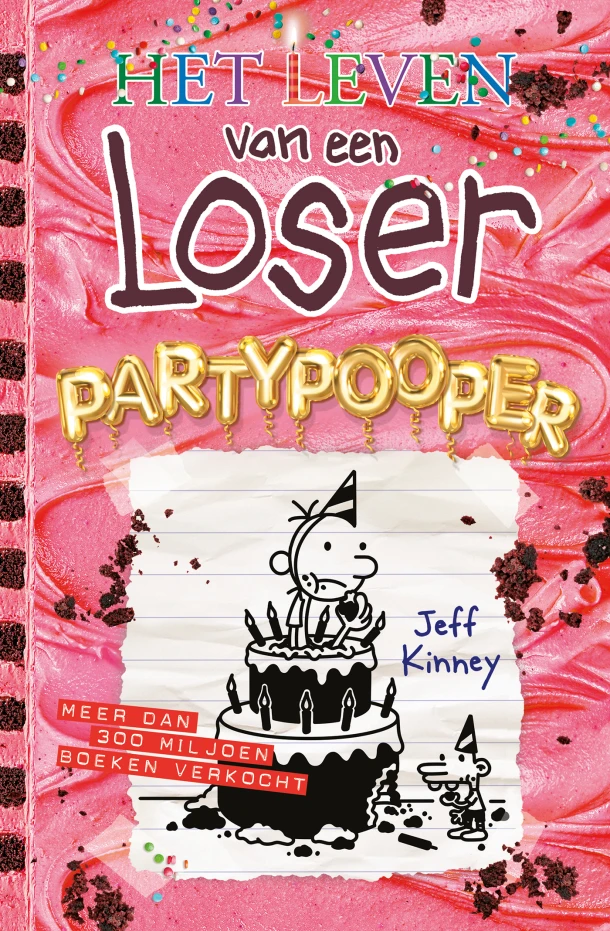 Partypooper – Jeff Kinney – boek cover