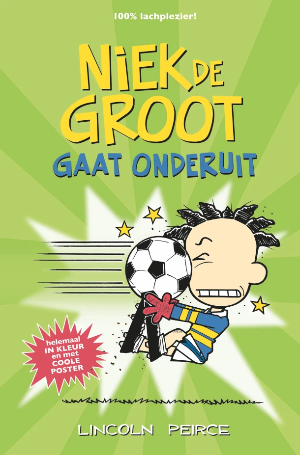 Niek de Groot gaat onderuit – Lincoln Peirce – boek cover