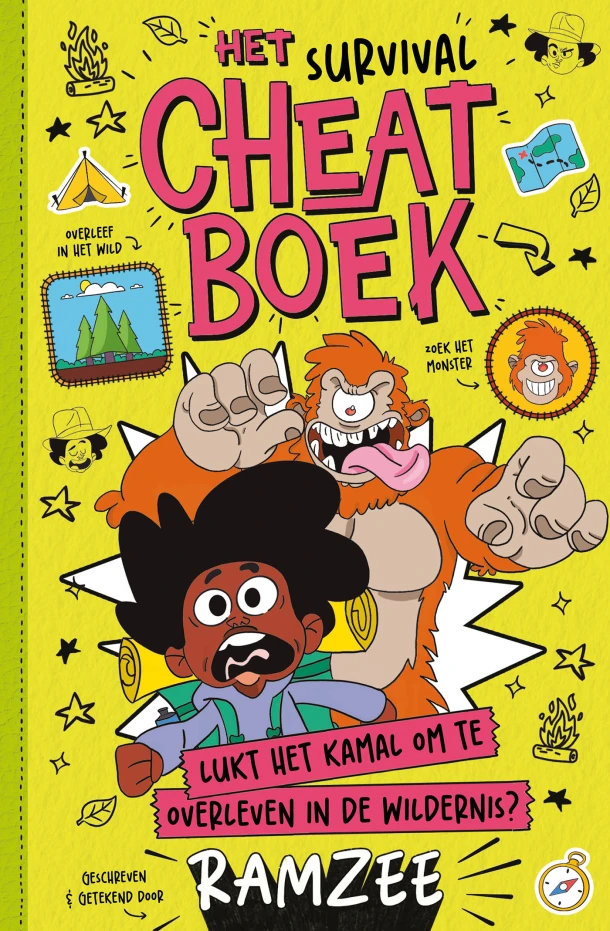Het Survival Cheatboek – Ramzee – boek cover
