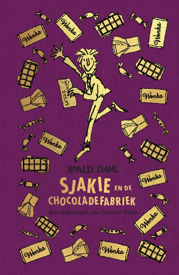 Sjakie en de chocoladefabriek – Roald Dahl – boek cover