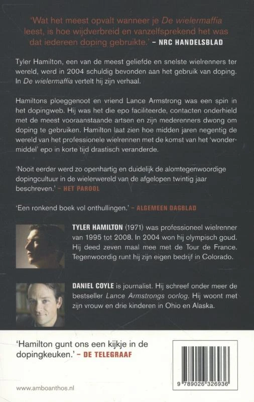 De wielermaffia – Tyler Hamilton – boek cover