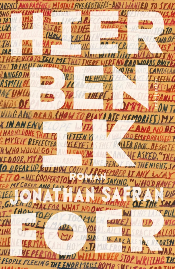 Hier ben ik – Jonathan Safran Foer – boek cover