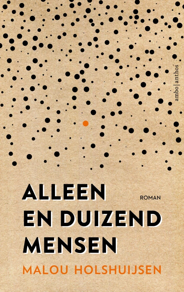 Alleen en duizend mensen – Malou Holshuijsen – boek cover