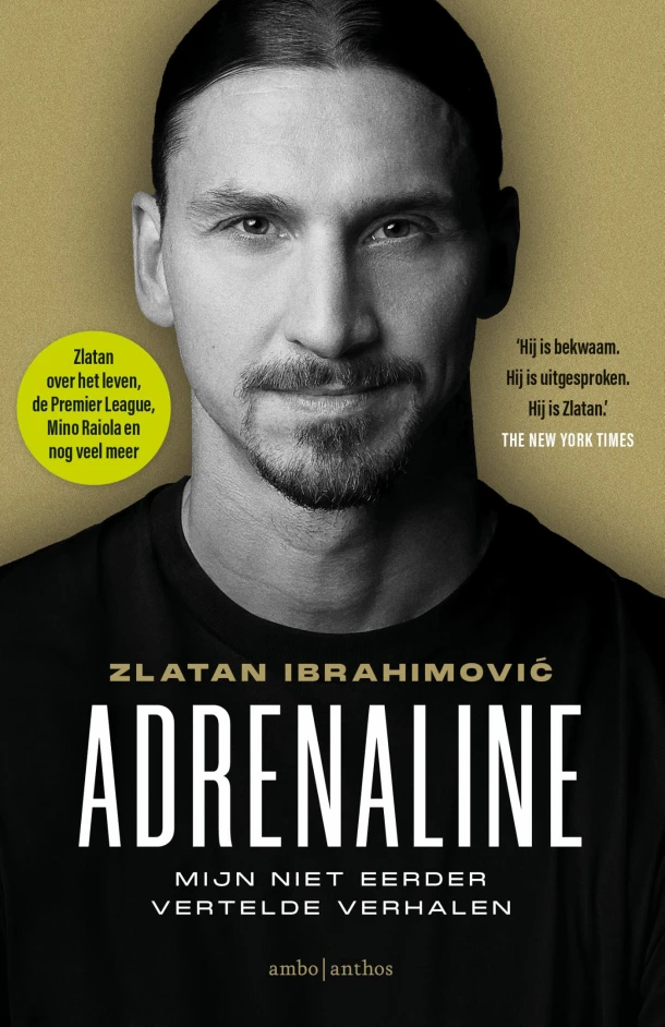 Adrenaline – Zlatan Ibrahimovic – boek cover