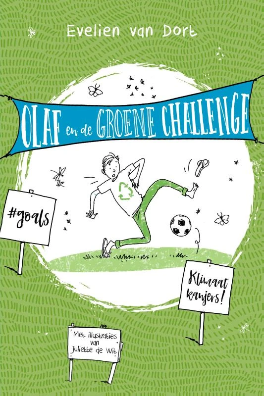 Olaf en de groene challenge – Evelien van Dort – boek cover