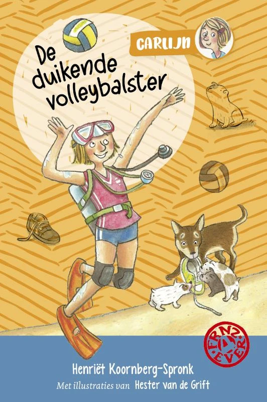 De duikende volleybalster – Henriët Spronk – boek cover