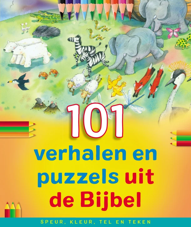 101 verhalen en puzzels uit de Bijbel – Bethan James – boek cover