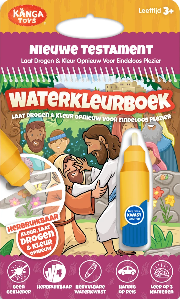 Waterkleurboek Nieuwe Testament – boek cover