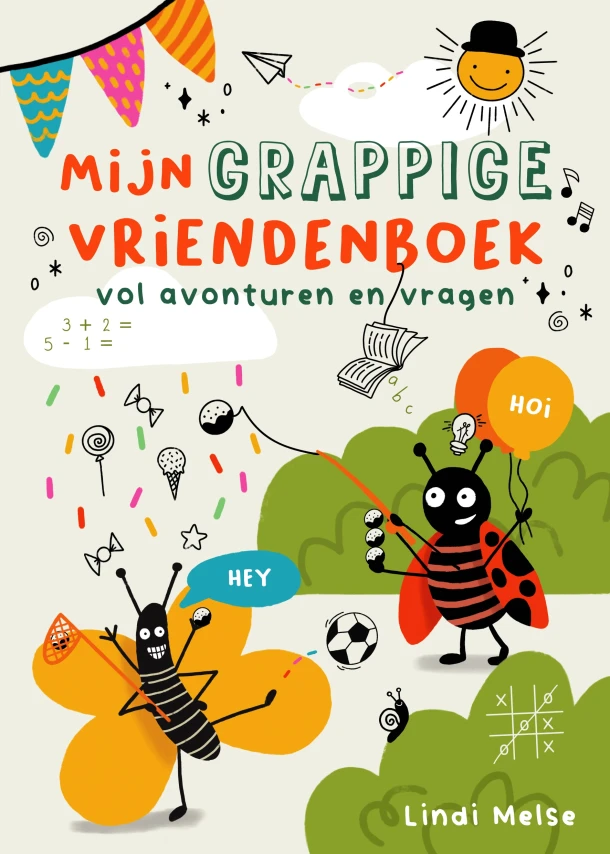 Mijn grappige vriendenboek – Lindi Melse – boek cover
