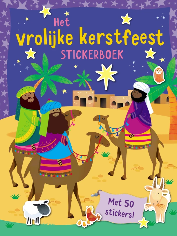 Het vrolijke kerstfeest stickerboek – Suzy Senior – boek cover
