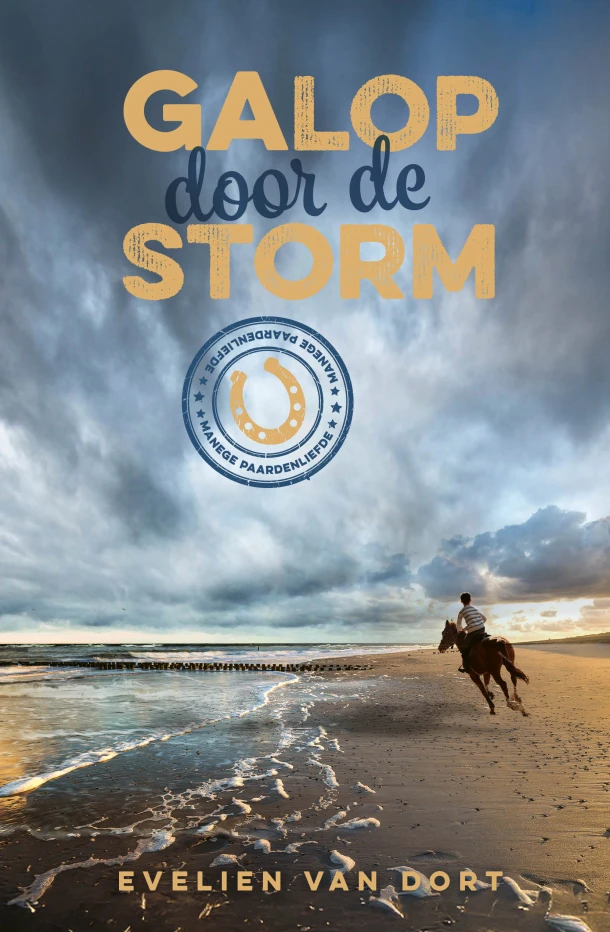 Galop door de storm – Evelien van Dort – boek cover