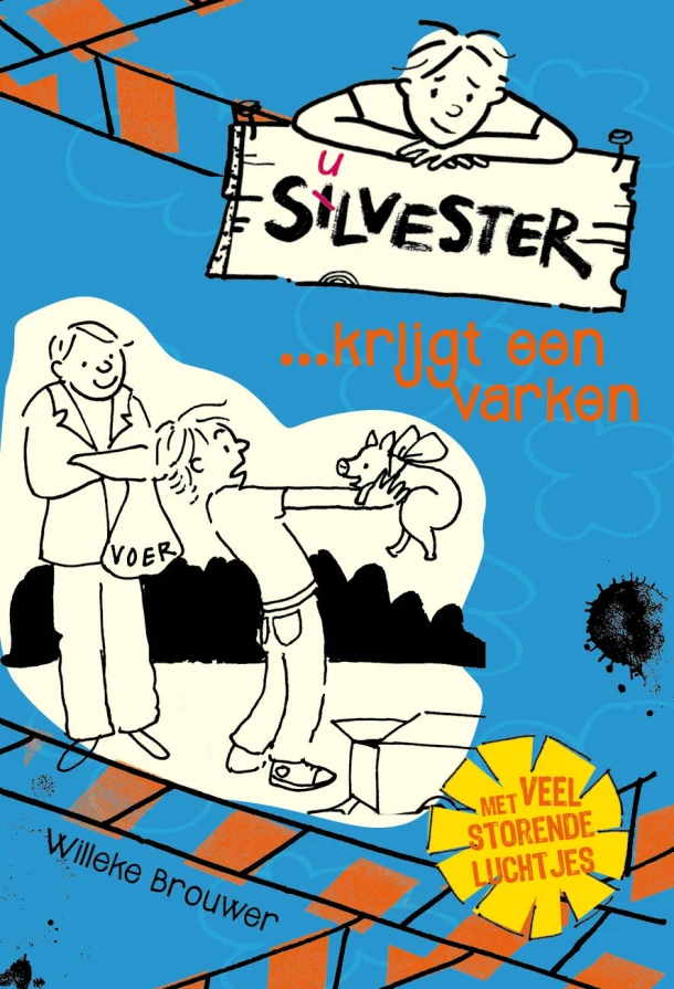 Silvester en het knorrende cadeau – Willeke Brouwer – boek cover
