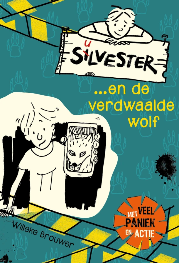 Silvester en de verdwaalde wolf – Willeke Brouwer – boek cover