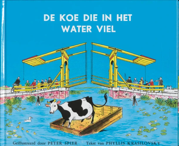 De koe die in het water viel – Phyllis Krasilovsky – boek cover