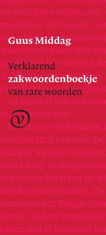 Verklarend zakwoordenboekje van rare woorden – Guus Middag – boek cover