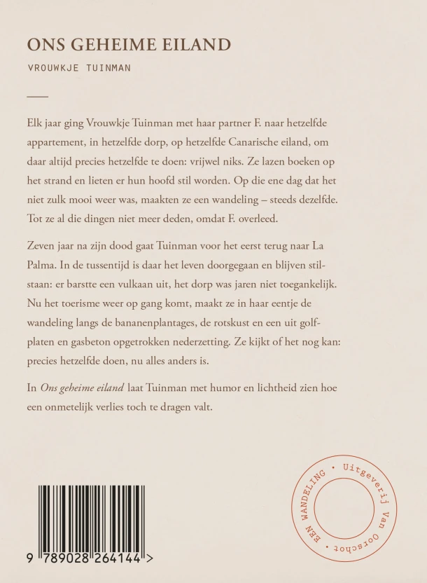 Ons geheime eiland – Vrouwkje Tuinman – boek cover