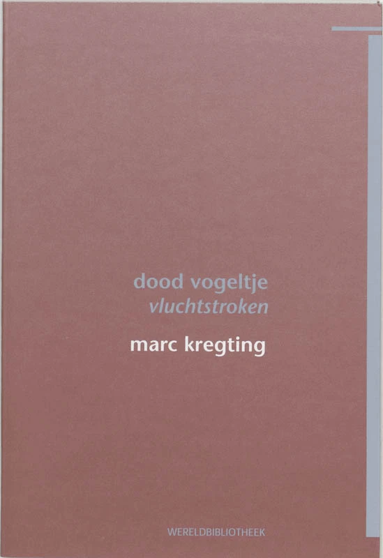 Dood vogeltje – Marc Kregting – boek cover