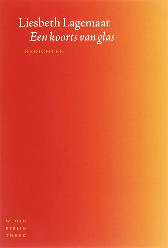 Een koorts van glas – Liesbeth Lagemaat – boek cover