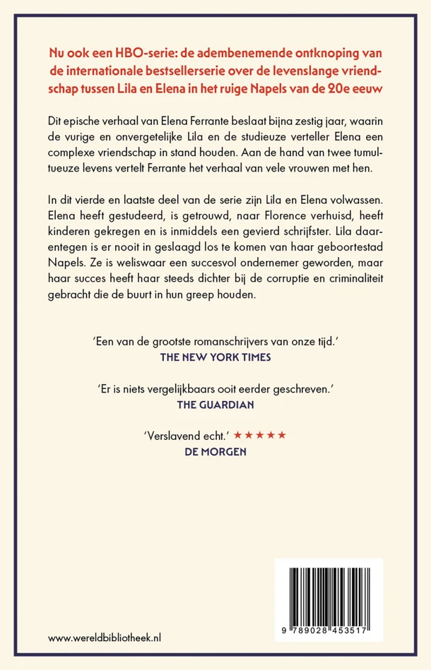 Het verhaal van het verloren kind – Elena Ferrante – boek cover