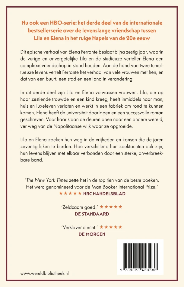 Wie vlucht en wie blijft – Elena Ferrante – boek cover