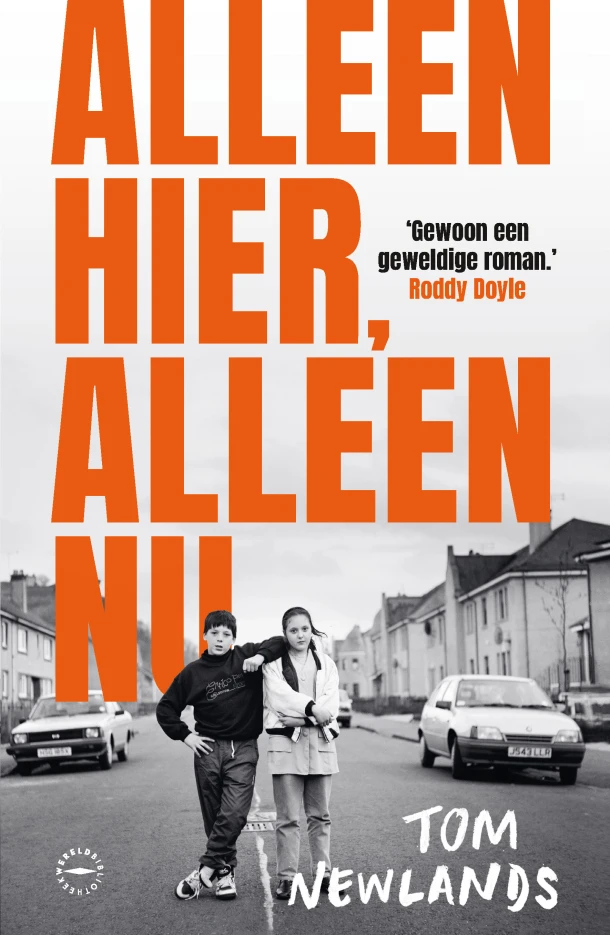Alleen hier, alleen nu – Tom Newlands – boek cover