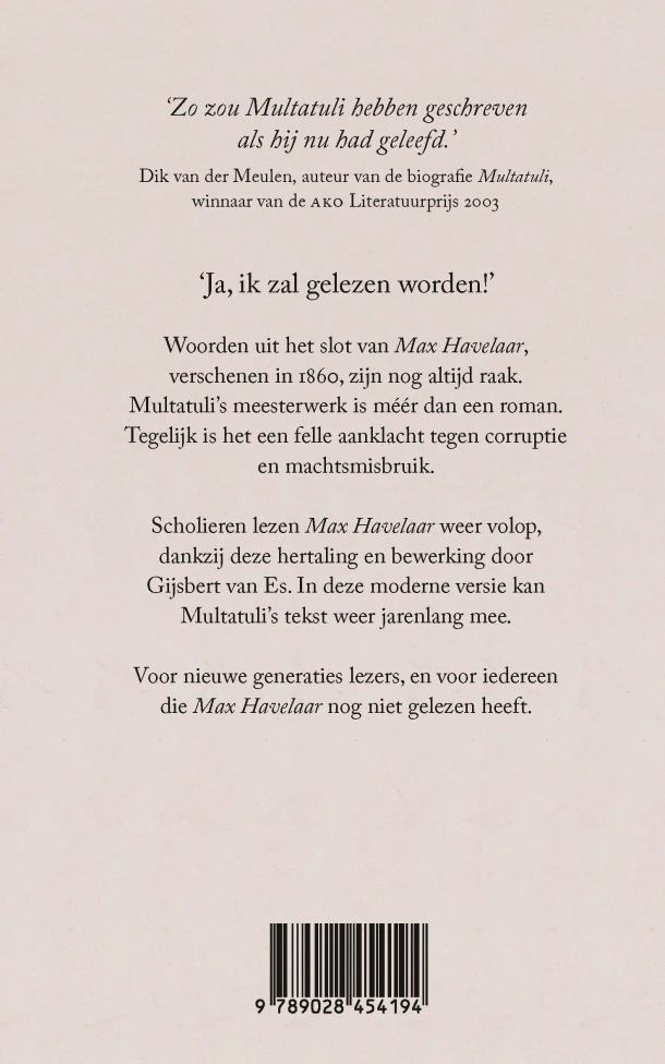 Max Havelaar – Multatuli – boek cover