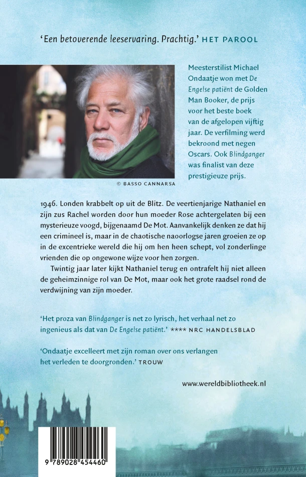 Blindganger – Michael Ondaatje – boek cover