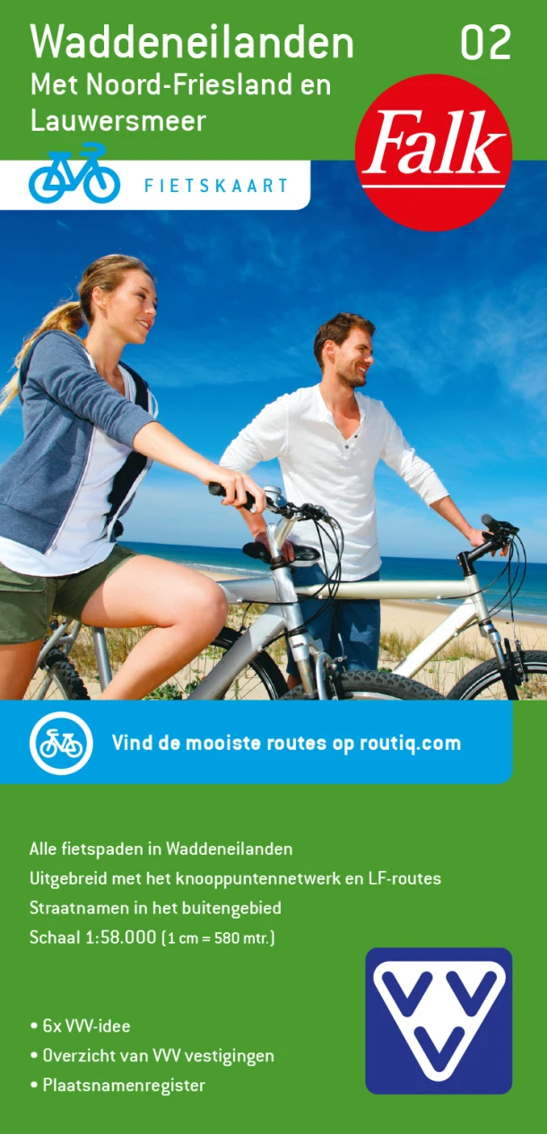 Fietskaart 2. Waddeneilanden – boek cover