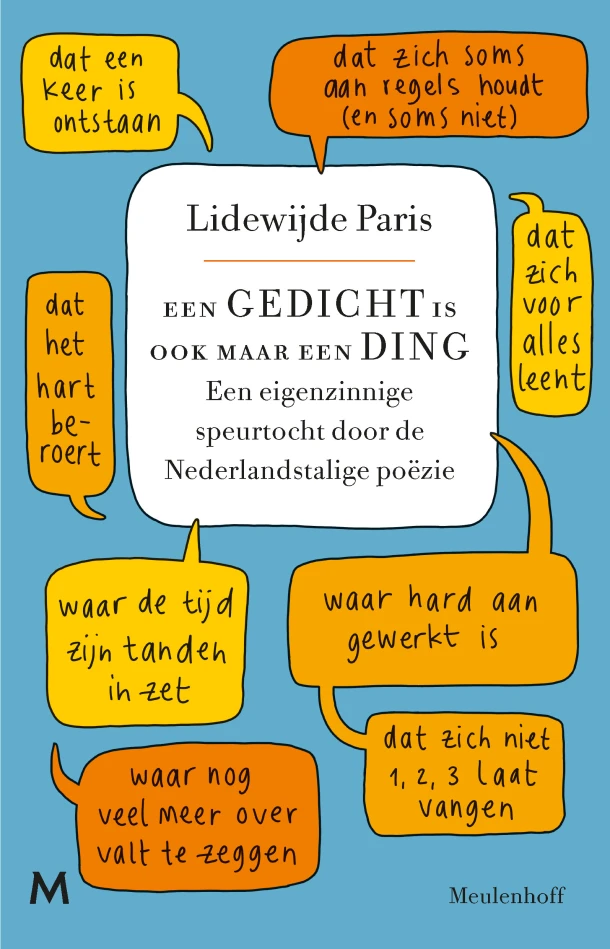 Een gedicht is ook maar een ding – Lidewijde Paris – boek cover