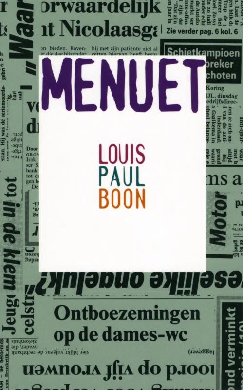 Menuet – Louis Paul Boon – boek cover