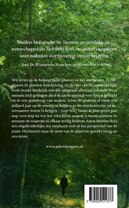 Vanuit de plant gezien – Arjen Mulder – boek cover