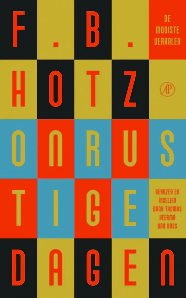 Onrustige dagen – F.B. Hotz – boek cover