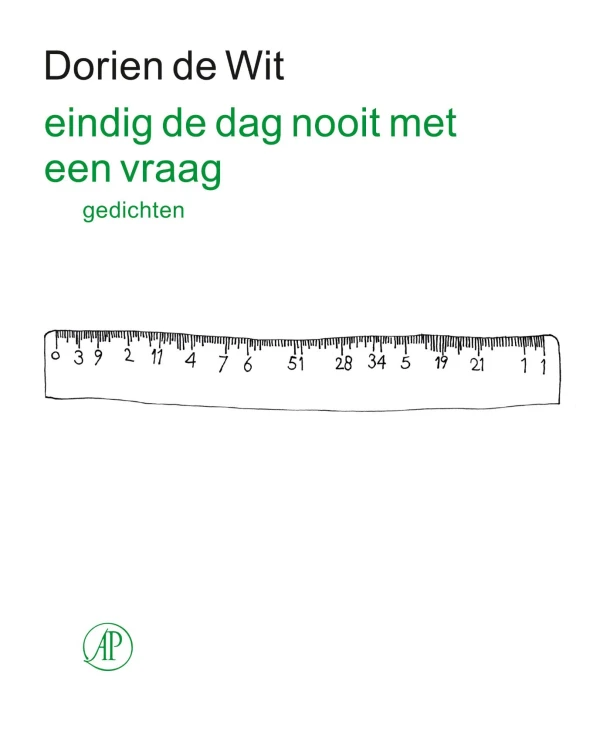Eindig de dag nooit met een vraag – Dorien de Wit – boek cover