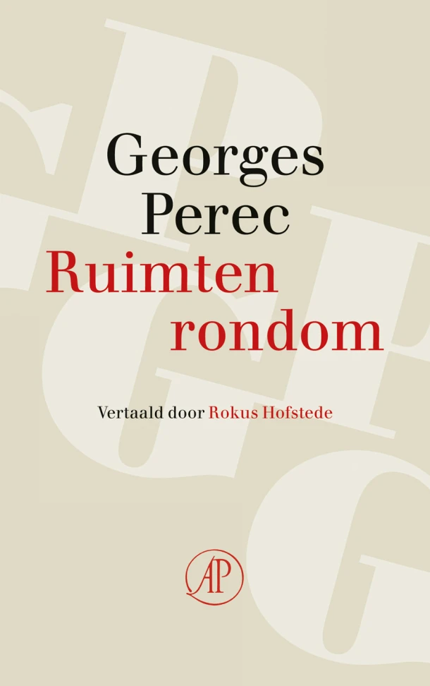 Ruimten rondom – Georges Perec – boek cover