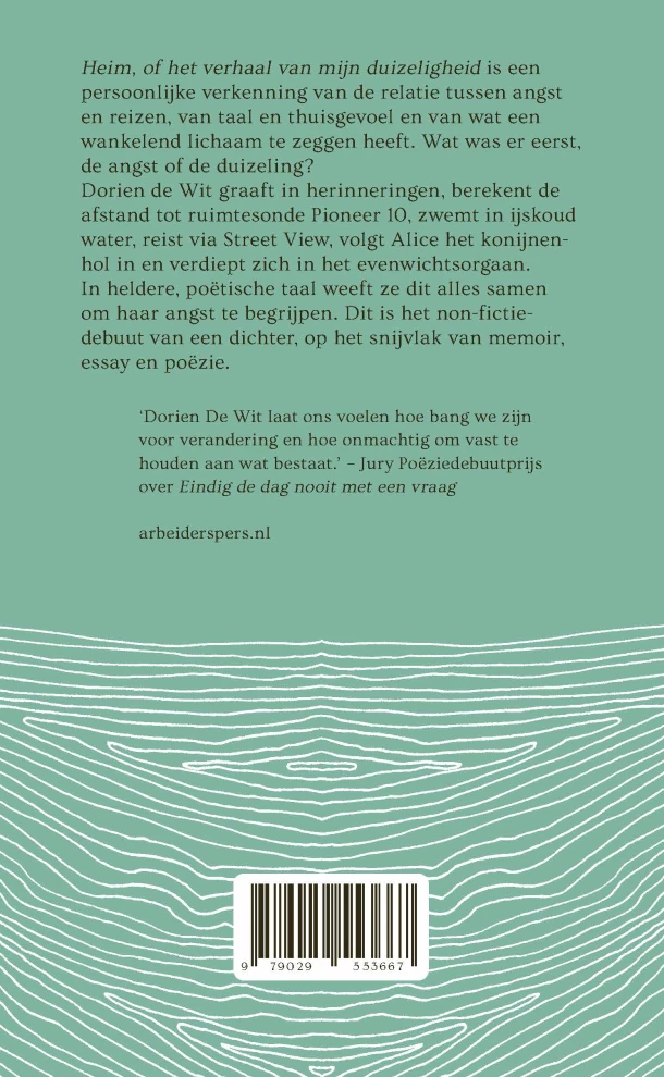 Heim, of het verhaal van mijn duizeligheid – Dorien de Wit – boek cover