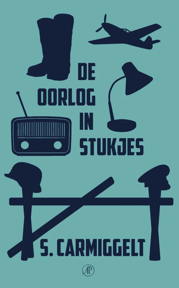 De oorlog in stukjes – Simon Carmiggelt – boek cover