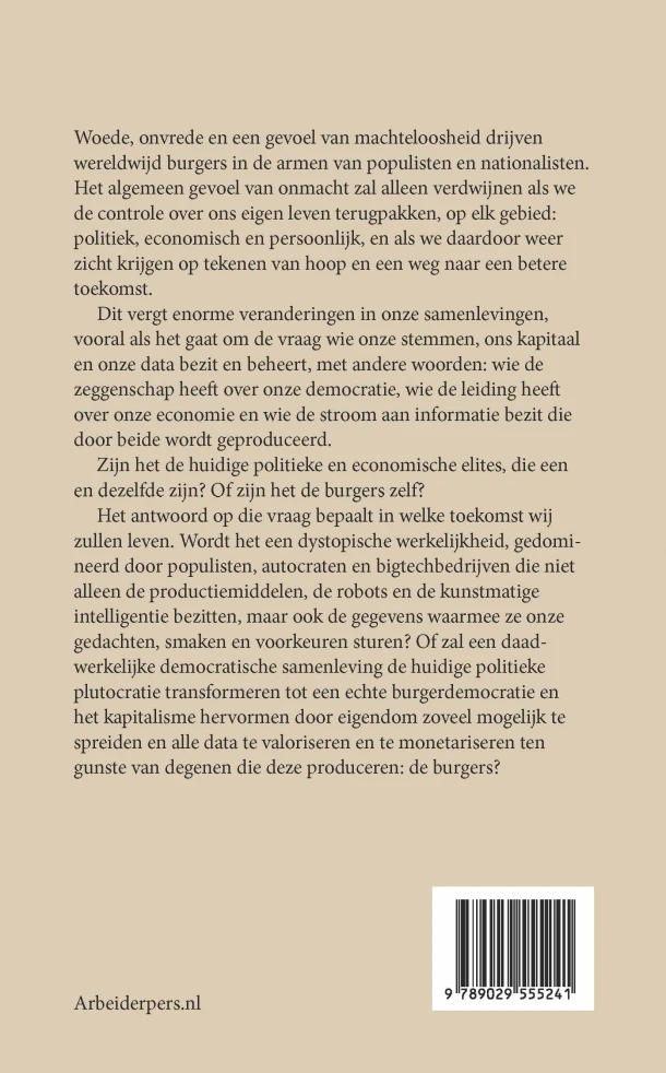 De burger in opstand – Guy Verhofstadt – boek cover