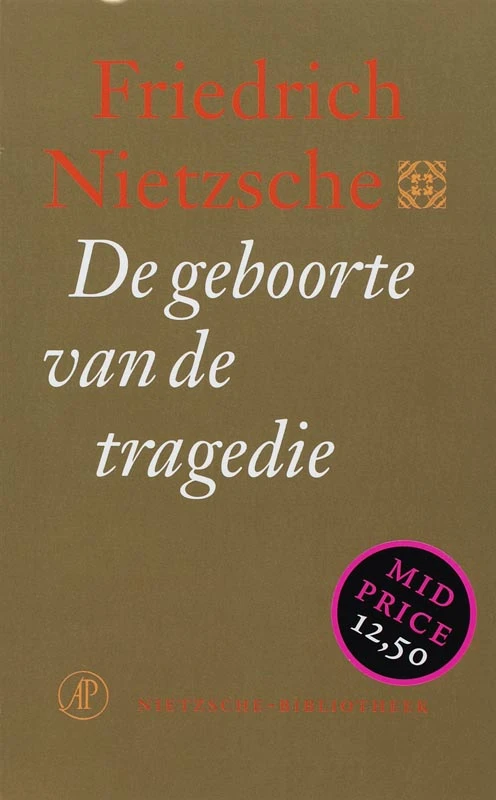 De geboorte van de tragedie – Friedrich Nietzsche – boek cover