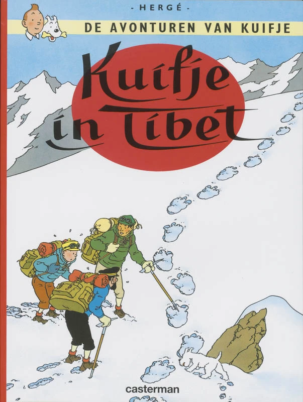 Kuifje in tibet – Hergé – boek cover